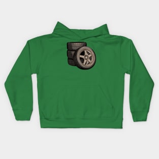 JDM WHEEL Kids Hoodie